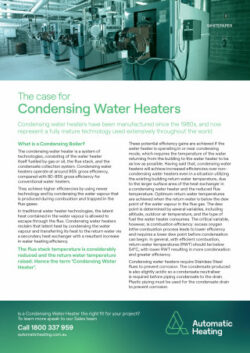 The Case for Condensing Water Heaters Whitepaper